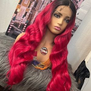 Beautiful fushia lace